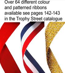 Medal Ribbons from Showstoppers Rosettes