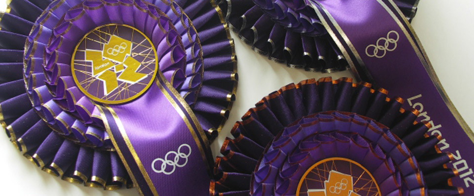ROSETTES SUPPLIERS TO THE 2012 LONDON GAMES